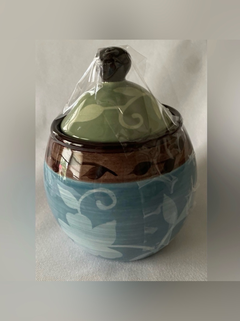 PFALTZGRAFF Rare Retired Patio Garden Sugar Bowl & Lid HTF Gorgeous EUC
